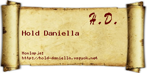 Hold Daniella névjegykártya